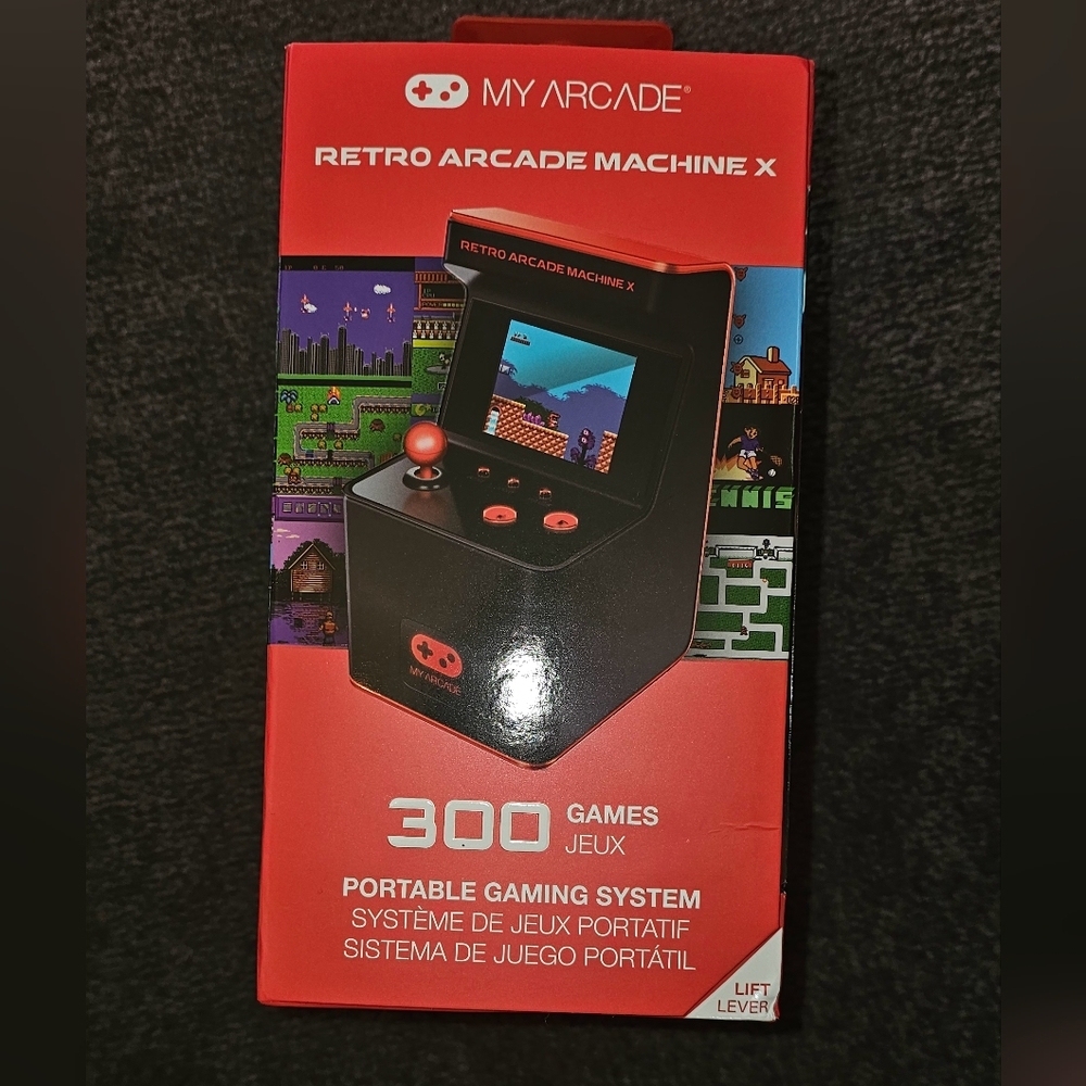 My Arcade Retro Arcade Machine X - Black Used Once!
